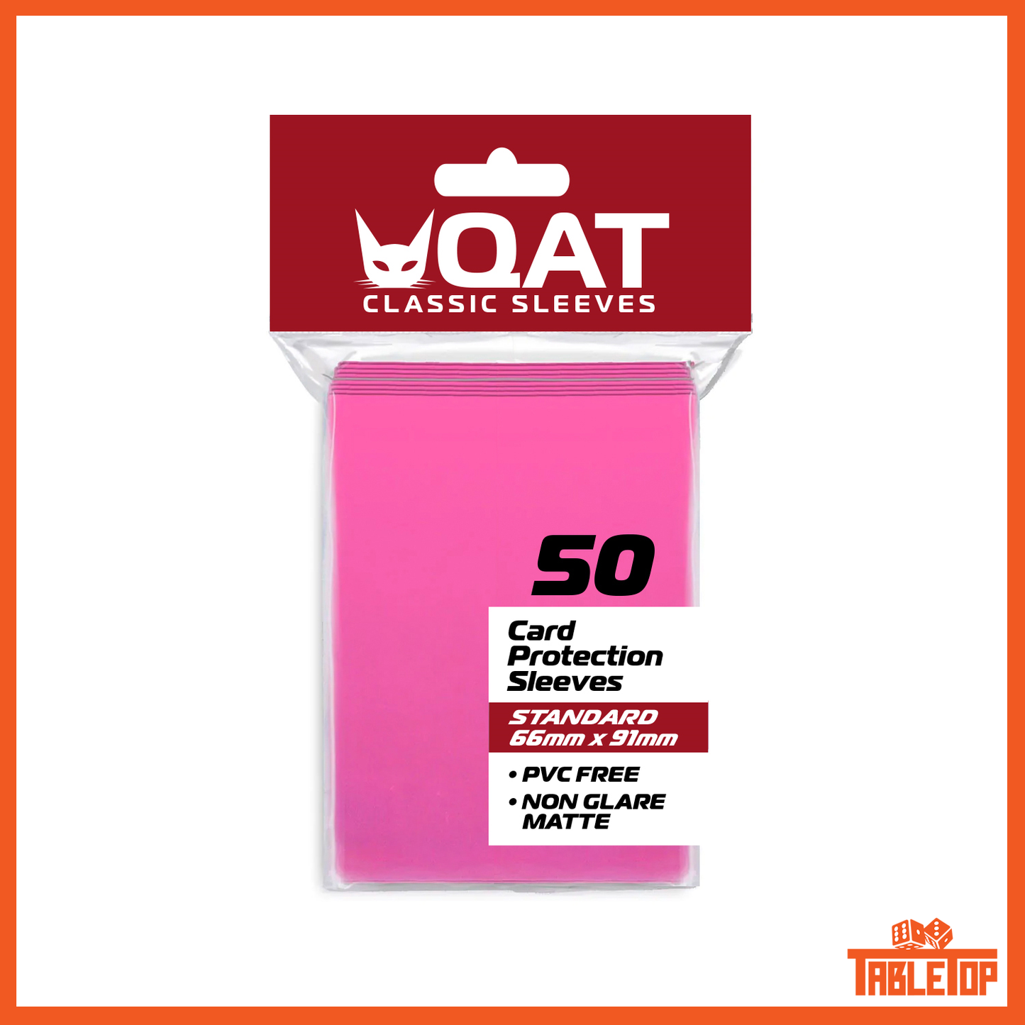 QAT Matte Sleeves Classic Series (50ct)