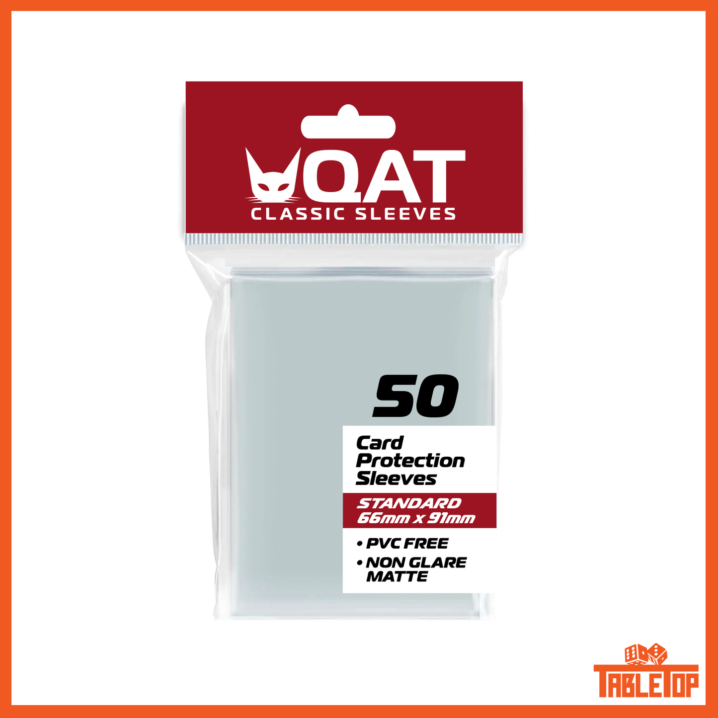 QAT Matte Sleeves Classic Series (50ct)