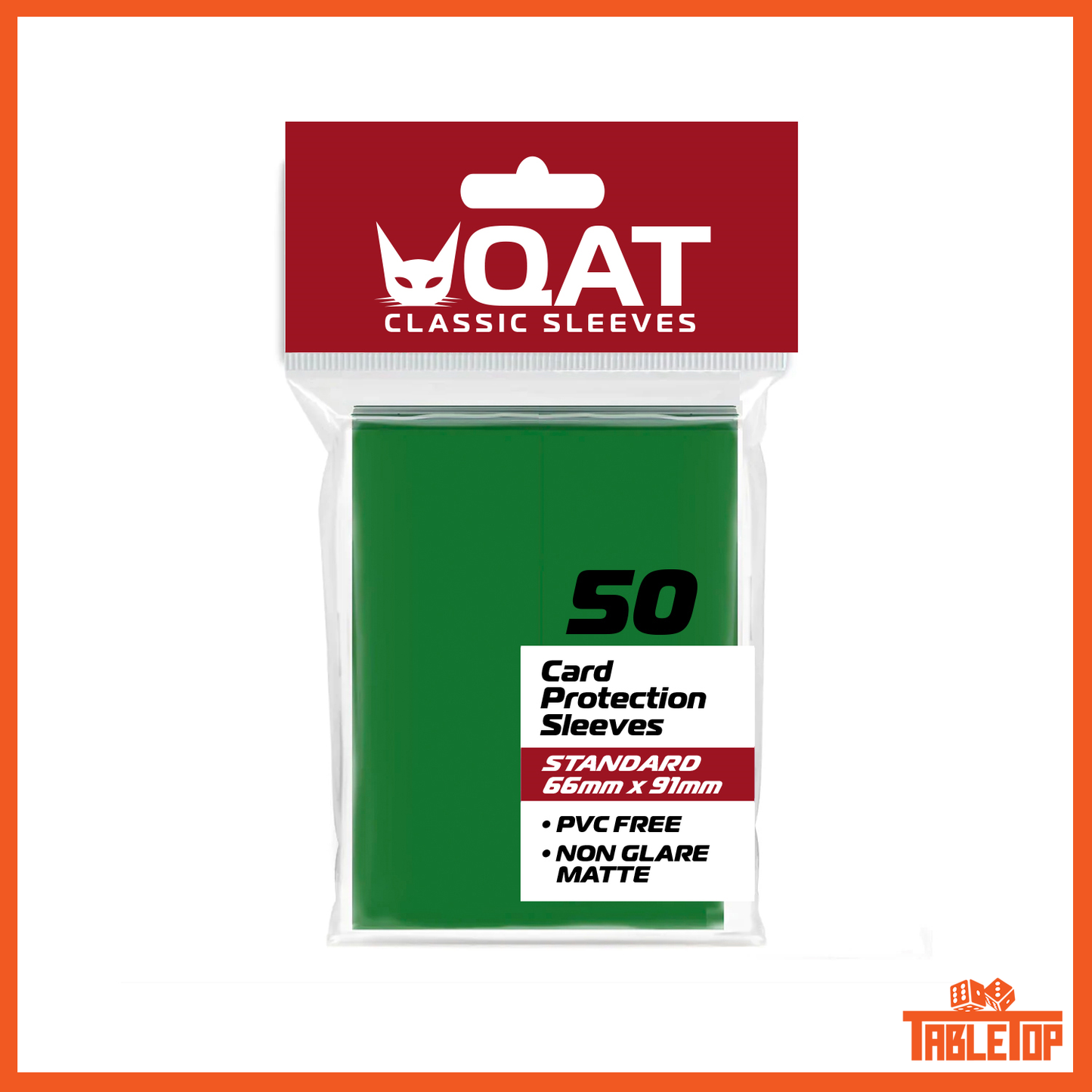 QAT Matte Sleeves Classic Series (50ct)