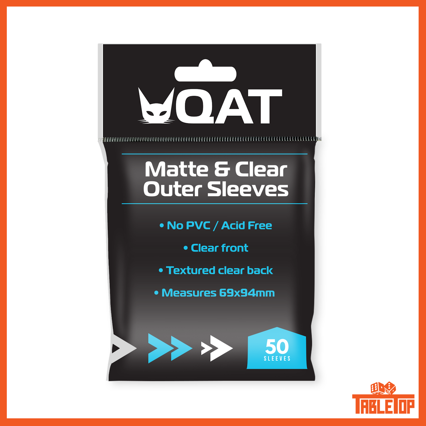 QAT Matte and Clear Character Sleeves Guard (3rd Layer Outer Sleeves)