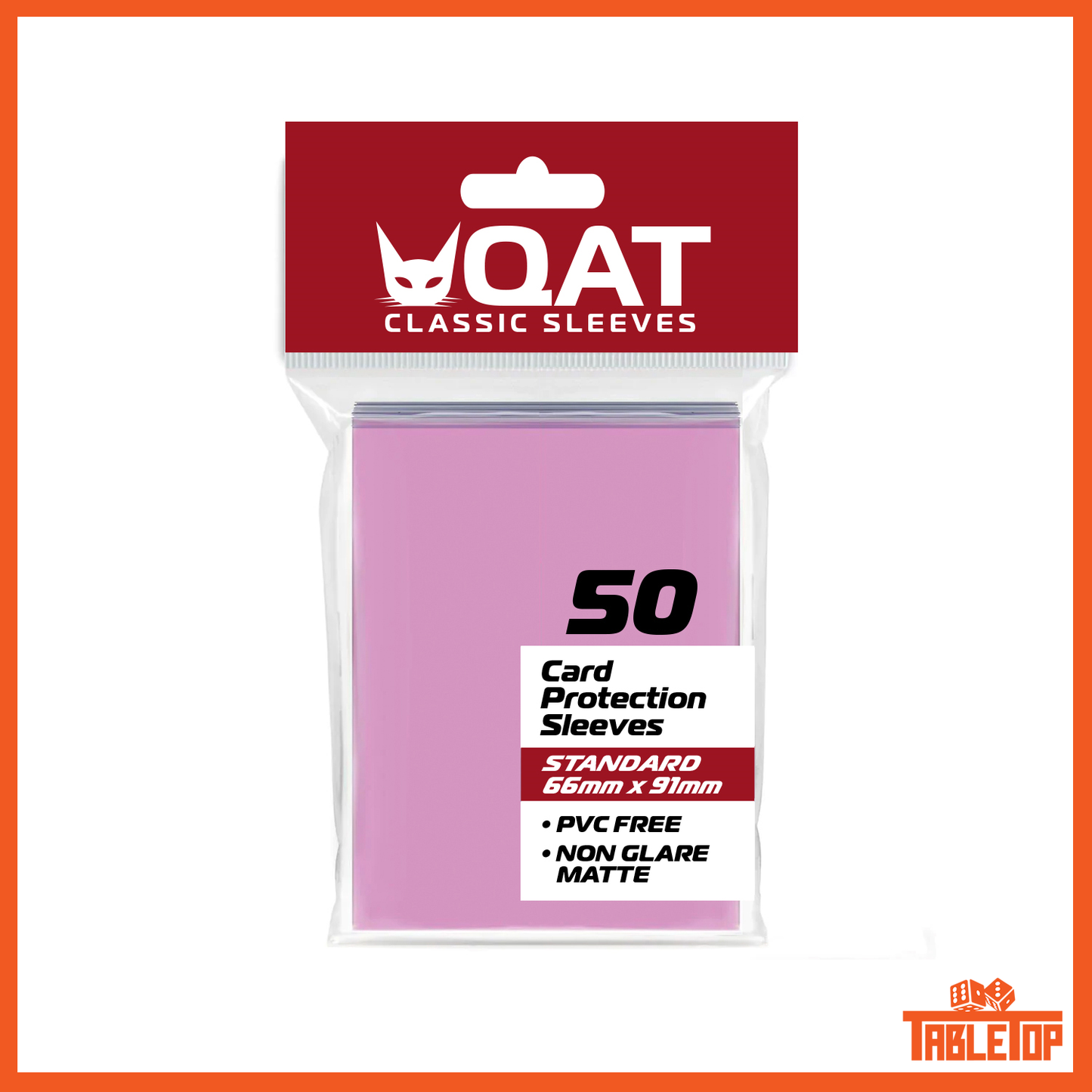 QAT Matte Sleeves Classic Series (50ct)