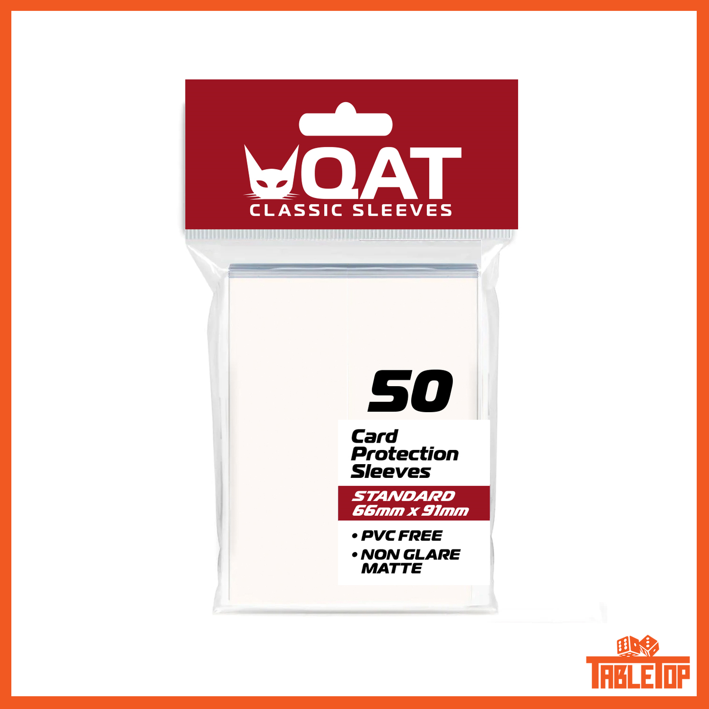 QAT Matte Sleeves Classic Series (50ct)